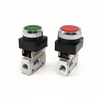 QDLJ-Mechanical Valve 1/8 Mov-03a Spring Return Push Button Pneumatic Control Valve