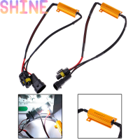 Shine 2pcs 9005/9006/HB3/HB4 LED Decoder Car Load RESISTOR Canceller Decoder