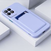For Realme 8i Case Card Holder Wallet Phone Cover For Oppo Realme 8i 8 i i8 realme8i Shockproof Liquid Silicone Coque Fundas