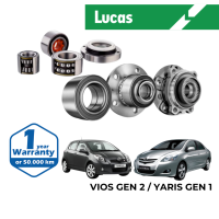 LUCAS ลูกปืนล้อ หน้า และ หลัง สำหรับ Toyota Vios Gen 2 / Yaris Gen 1 2007-2012