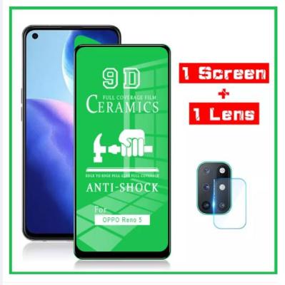 2 In 1เซรามิคล้างกระจกนิรภัย9D เต็มหน้าจอและกล้องสำหรับ OPPO F9 F11 Pro A9 A15 A15s A16K A16e A52 A54 A55 A72 A74 A91 A92 A94 A3S A5 AX5 F7 A5S AX5s A7 A12 a53s A76 A95 Reno 2 3 5 5 5 5 5 5 6 7 Pro