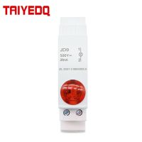 Din Rail Mounted LED Signal Photovoltaic Indicator Light DC500V RED