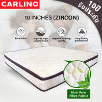 MR.CARLINO: ZIRCON  ที่นอน ที่นอนสูญญากาศ คุณภาพดี 10 นิ้ว (10 Inch Pocket Spring Mattress)