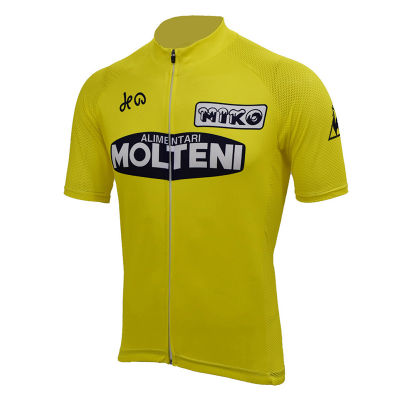 ร้อน7รูปแบบย้อนยุค M Olteni ผู้ชายขี่จักรยานย์ทีมแขนสั้นฤดูร้อนจักรยานสวมใส่ย์ถนนย์ขี่จักรยานเสื้อผ้า