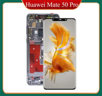 ของแท้6.74 OLED สำหรับ Huawei Mate 50 Pro ชิ้นส่วนจอสัมผัสแอลซีดีของเครื่องแปลงดิจิทัลสำหรับ DCO-AL00โมเดล DCO-LX9