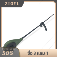 ZTOYL เบ็ดตกปลาน้ำแข็ง1ชิ้น, อุปกรณ์ตกปลาปลายเบ็ดตกปลาแบบพกพาสำหรับกีฬากลางแจ้งฤดูหนาว