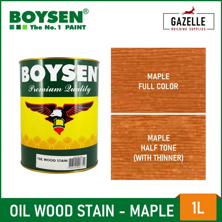 Boysen Wood Stain Maple 1l For Interior Lazada Ph - Maple Paint Color Boysen