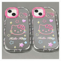 เคสหลังโทรศัพท์ซิลิโคนนิ่มลายการ์ตูน Hello Kitty สำหรับ14 Pro Max 13 Pro Max 11