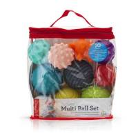 Infantino : Textured Multi Ball Set (10 PCS) - ชุดของเล่นบอลหลายพื้นผิว (10 ชิ้น)