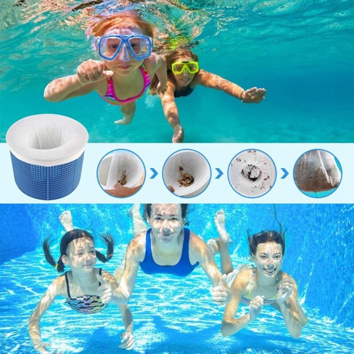 30-pack-pool-filter-basket-socks-excellent-savers-white-for-pool-filters-baskets-and-skimmers