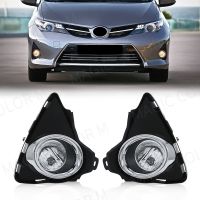 ✘❈ For Toyota Auris 2014 2015 Fog Lights Headlight LED Front Driving Fog Lamp Kit Cover Grill Bezel Waterproof Auto Car Accessories