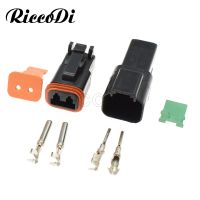 ☢ 1-20 Sets 2 Pin Male Female Amphenol Deutsch DT Series Enhanced Seal Waterproof Electrical Wire auto connector DT06-2S DT04-2P