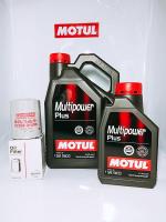 MOTUL Multipower Plus 5W-30 4+1ลิตร  ฟรี กรองน้ำมันเครื่อง เทียน่าJ31-J32-L33 เซฟิโร่ A31-A32-A33  เอ็กเทรล  แท้ 1ลูก