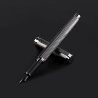 High Quality Metal Fountain Pen EF/F/M/0.6/1.0mm Nib Office Business Gift Writing Ink Pens Stationery School Student Supplies  Pens