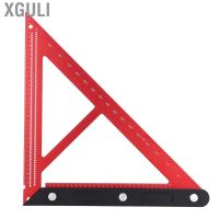 Xguli Carpenter Triangle Ruler Easy Operation Inch Scale Angle Measurement High Accuracy Aluminum Alloy for