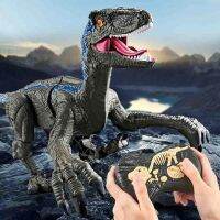 New RC Dinosaur 2.4Ghz Simulation Dino RC Velociraptor Inligent Remote Control Dinosaur Toy With Roaring Kids Gift Robot Toy