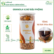 Ngũ cốc hạt dinh dưỡng Granola LoliFood vị Bơ đậu phộng, Granola thuần chay