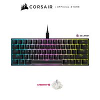 CORSAIR Keyboard K65 RGB MINI 60% Mechanical Gaming Keyboard — CHERRY MX SPEED — Black