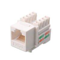 เครื่องมือ Cat6 Rj45ประเภท110ฟรีแจ็คตัวเชื่อมเครือข่ายโมดูลแบบไม่หุ้มฉนวนสายเคเบิลอะแดปเตอร์