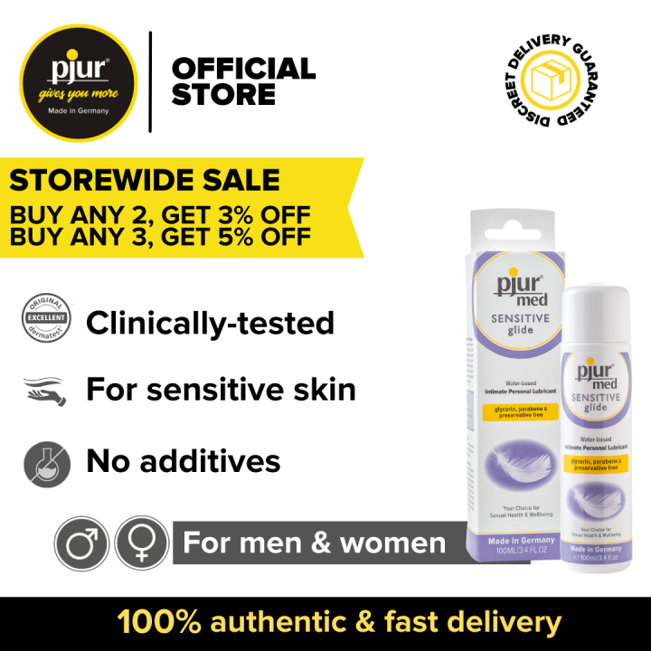 Pjur Med Sensitive Glide Water Based Lubricant Lazada Ph