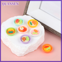 QUANSEN 4pcs 1:12 dollhouse Miniature Noodle Bowl จำลองผักไข่ก๋วยเตี๋ยวครัวรุ่น Decor ของเล่นตุ๊กตาบ้านอุปกรณ์เสริม