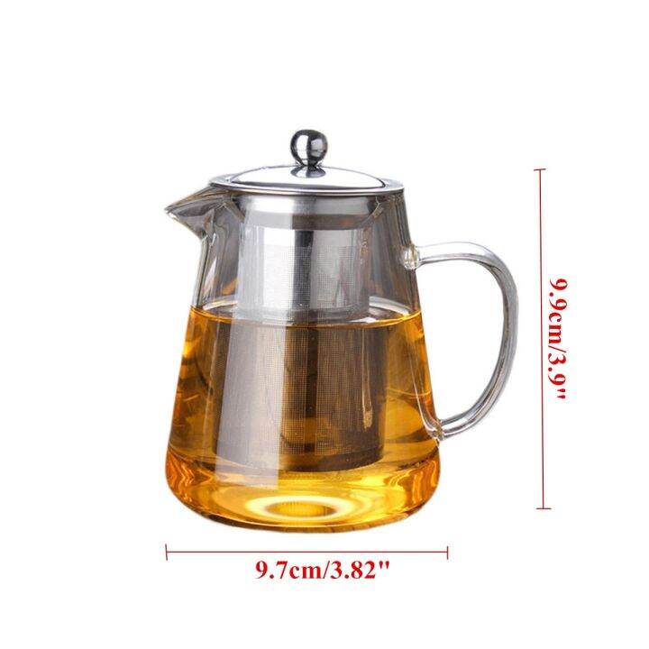 600-950-1300ml-glass-stainless-steel-teapot-with-infuser-filter-lid-heat-resistant-tea-pot-kettle-home-office-teaware-set