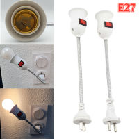 E27 Socket Lamp Bulb Holder Light Socket with Switch EU US Plug Lamp Holder Energy Saving Lampada LED Table Lamp Base Adapter