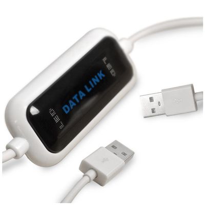 PC to PC Online Share Sync Link Net Direct Data File Transfer Bridge LED Cable USB 2.0 Easy Copy Between 2 Computer