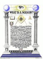 Masonic โบราณ Printwhat เป็นบทกวีเมสัน Master การทำสำเนาเพชร Mason Freemasonry