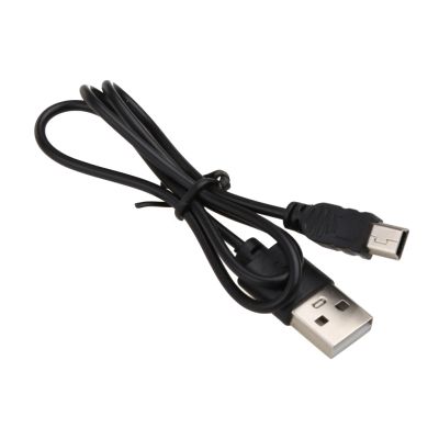 USB สีดำแบบพกพา200มม. 2.0สั้นตัวผู้ไปยังมินิ5พินอะแดปเตอร์สายเคเบิลข้อมูลสำหรับโทรศัพท์มือถือ MP3 PDA
