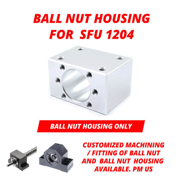 Ball Screw ball nut Housing for SFU 1605 / 1204 ballscrew ballnut