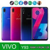 VIVO Y93（แรม4 รอม128）จอ HD 6.2 นิ้ว  Android 8.1 หน้า รับประกัน 1 ปี ติดฟิล์มกระจกให้ฟรี