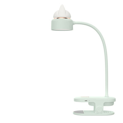 LED Flexible Gooseneck Table Lamp Rechargeable Child Eye Protection Desk Bedside Reading Book Light ClipBase