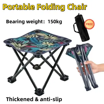 Mini Folding Camping Stool, Small Portable Stools For Outdoor