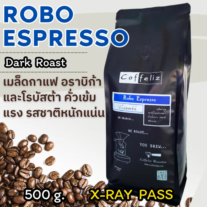 เมล็ดกาแฟ-โรโบ้เอสเพรสโซ่-robo-espresso-coffeliz-roaster