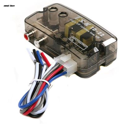 2021 12V Auto Car Audio Converter RCA Stereo High To Low Adjustable Frequency Line Speaker Level Converter Adapter