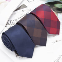 ผู้ชายคลาสสิก Jacquard Skinny TIES สำหรับแฟชั่นลำลองลายสก๊อตคอ Tie งานแต่งงานของขวัญเจ้าบ่าวสีดำเนคไทอุปกรณ์เสริม-GGHJY STORE