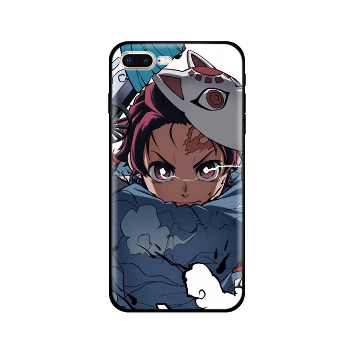 for-apple-iphone-5s-5-s-se-2020-2016-6s-6-s-7-8-plus-case-phone-back-cover-bag-soft-silicon-black-tpu-case-anime-demon-slayer-kimetsu-no-yaiba