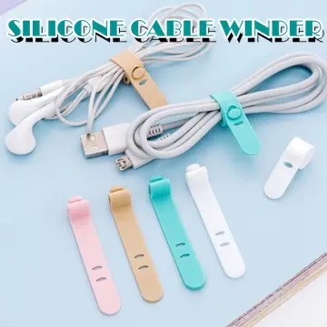 Cable Organizer Clips Wire Winder Holder Earphone Mouse Cord Clip