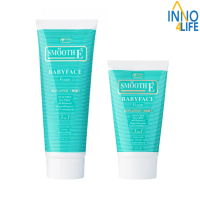 Smooth E Babyface Foam สมูทอี เบบี้เฟซโฟม โฟมล้างหน้าสูตรไม่มีฟอง 100 % Non-Ionic ขนาด 4 oz.(120 ml) , 8 oz.(240 ml) [IINN]