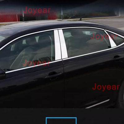ชิ้นส่วนรถยนต์สำหรับโฟล์คสวาเกนพาสสาท2022-2023รถกลางขอบหน้าต่างคอลัมน์กลางสติกเกอร์แถบเสา B C อุปกรณ์เสริมฝาครอบป้องกัน87Tixgportz