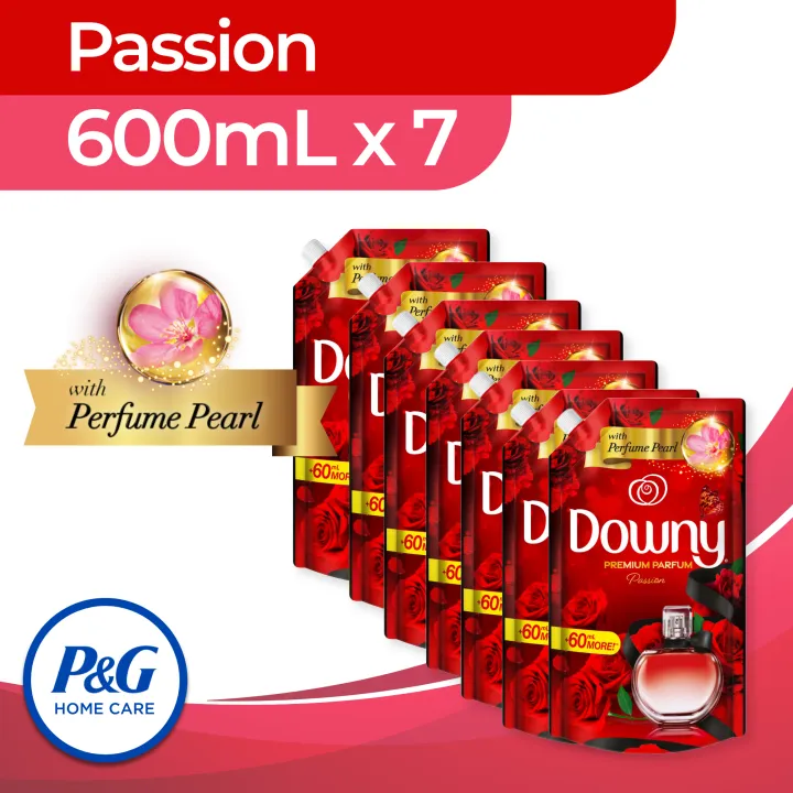 Downy Fabric Conditioner Passion 600mL x 7 Refill (Fabcon) | Lazada PH