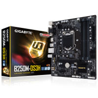 ใหม่ G + Igabyte B250M-DS3H เมนบอร์ดสำหรับเดสก์ท็อป LGA 1151รองรับ6th/7th-Gen I5 I7 I3 DDR4 64GB SSD M.2