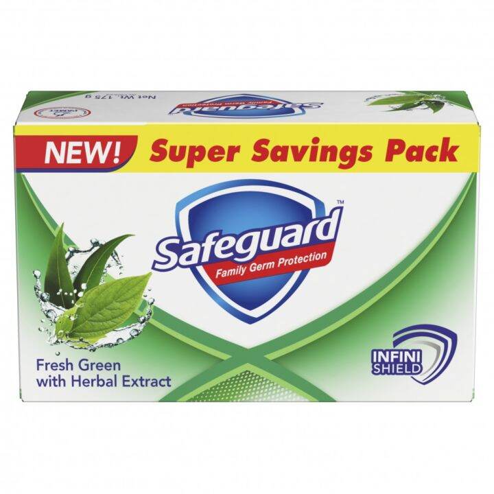 Safeguard Bar Soap Fresh Green With Herbal Extract 175g Lazada Ph