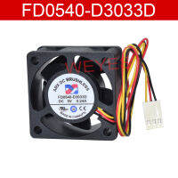 nd New For ARX FD0540-D3033D DC5V 0.24A 4 cm 3 Lines Square Cooling Fan