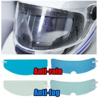 ☈ Clear Motorcycle Helmet Anti-fog Film and Rainproof Film Helmet Lens Durable Nano Coating Sticker Moto Helmets Accessories