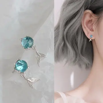 Vintage Silver Marcasite Blue Stone Earrings – Boylerpf-baongoctrading.com.vn