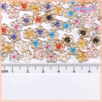 【 Hongji1】??อัลบั้มภาพ Cabochons เรซิ่นดอกพีโอนีประดิษฐ์ใสขนาด8มม. 20 50ชิ้นน่ารักขนาดเล็กอุปกรณ์ตกแต่งงานฝีมือแบบทำมือ