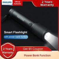 Philips SFL2185 Portable Flashlight 4 Lighting Modes Camping Light 300Lumen Powerful Led Flashlights For Indoor Outdoors