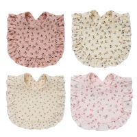 【DT】hot！ Baby Bibs Bandana  Drooling Bib for Infant 0-2Years Teething Soothe Floral Absorbent Dropshipping